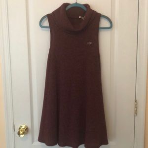American Eagle cowl neck swing sweater mini dress.